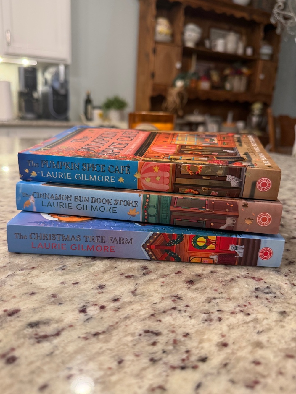 Laurie Gilmore Dream Harbor 3 Book Lot Pumpkin Spice Cafe Cinnamon Bun Christmas